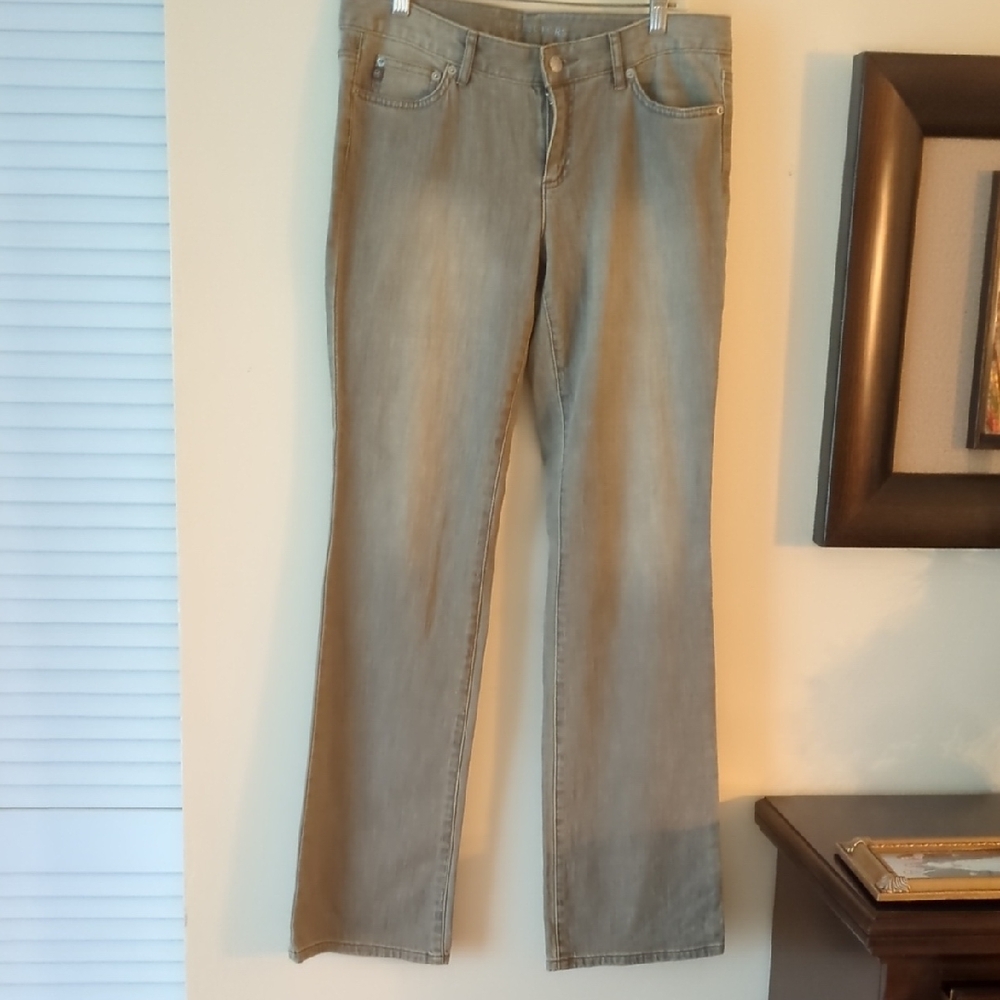 Michael Kors Women's Straight-Leg Jeans in Taupe